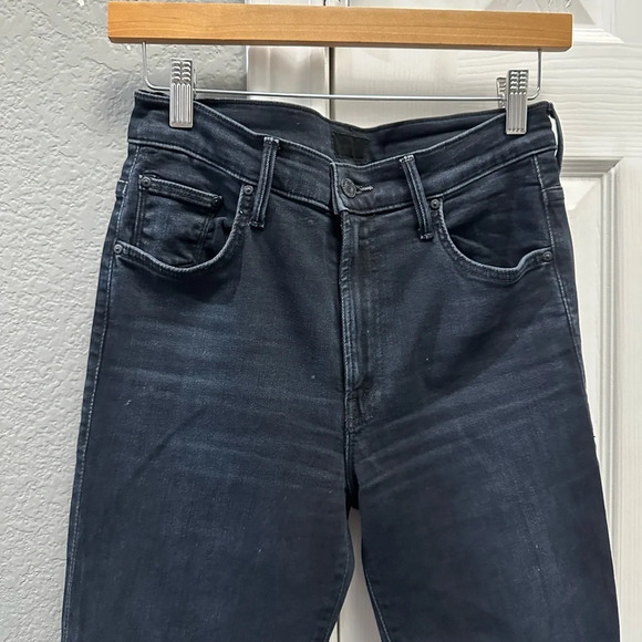 Mother The Insider Crop Step Fray Jeans Size 27 - Picture 4 of 11